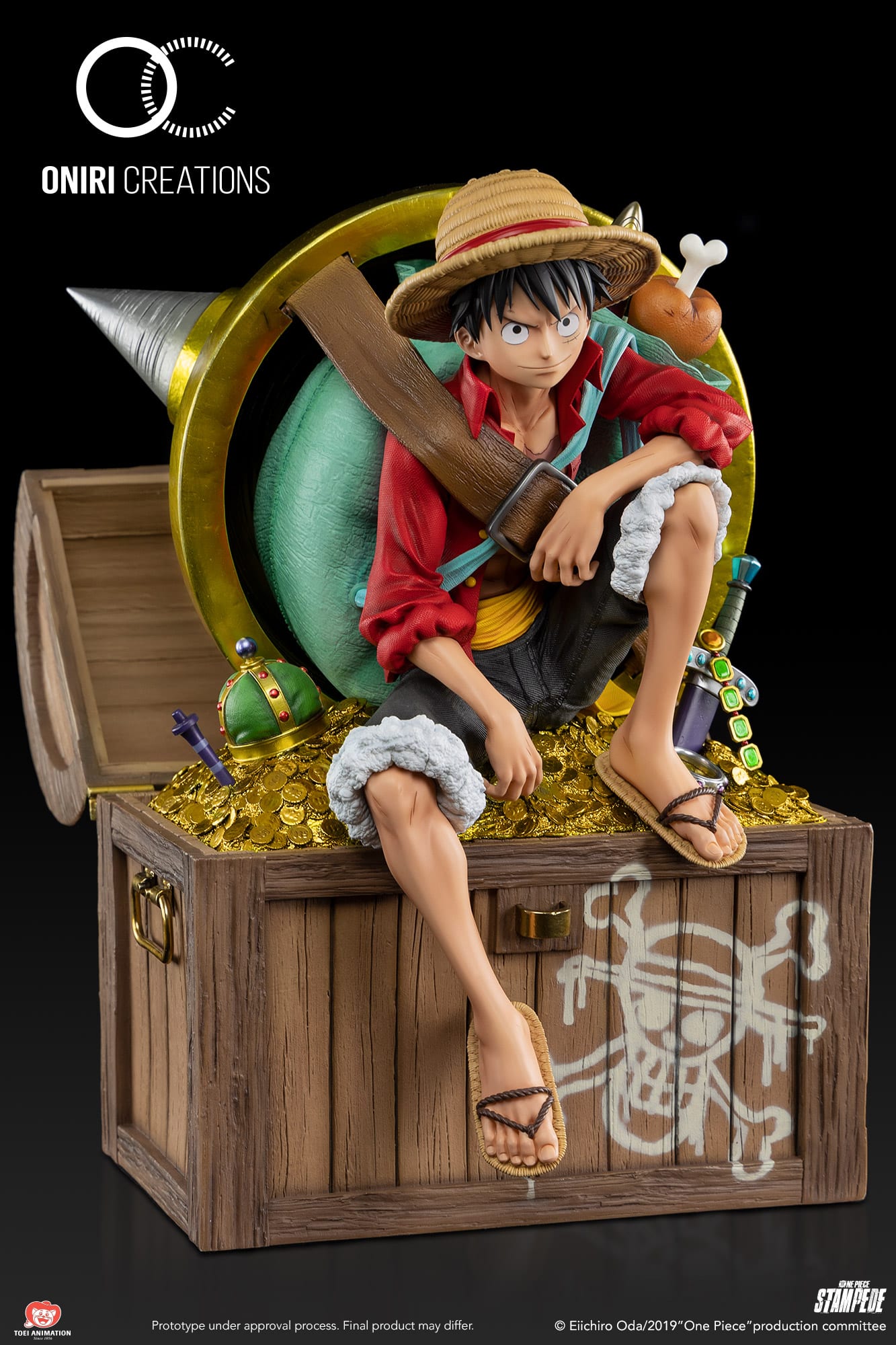 One Piece Stampede Straw Hat Luffy Statue