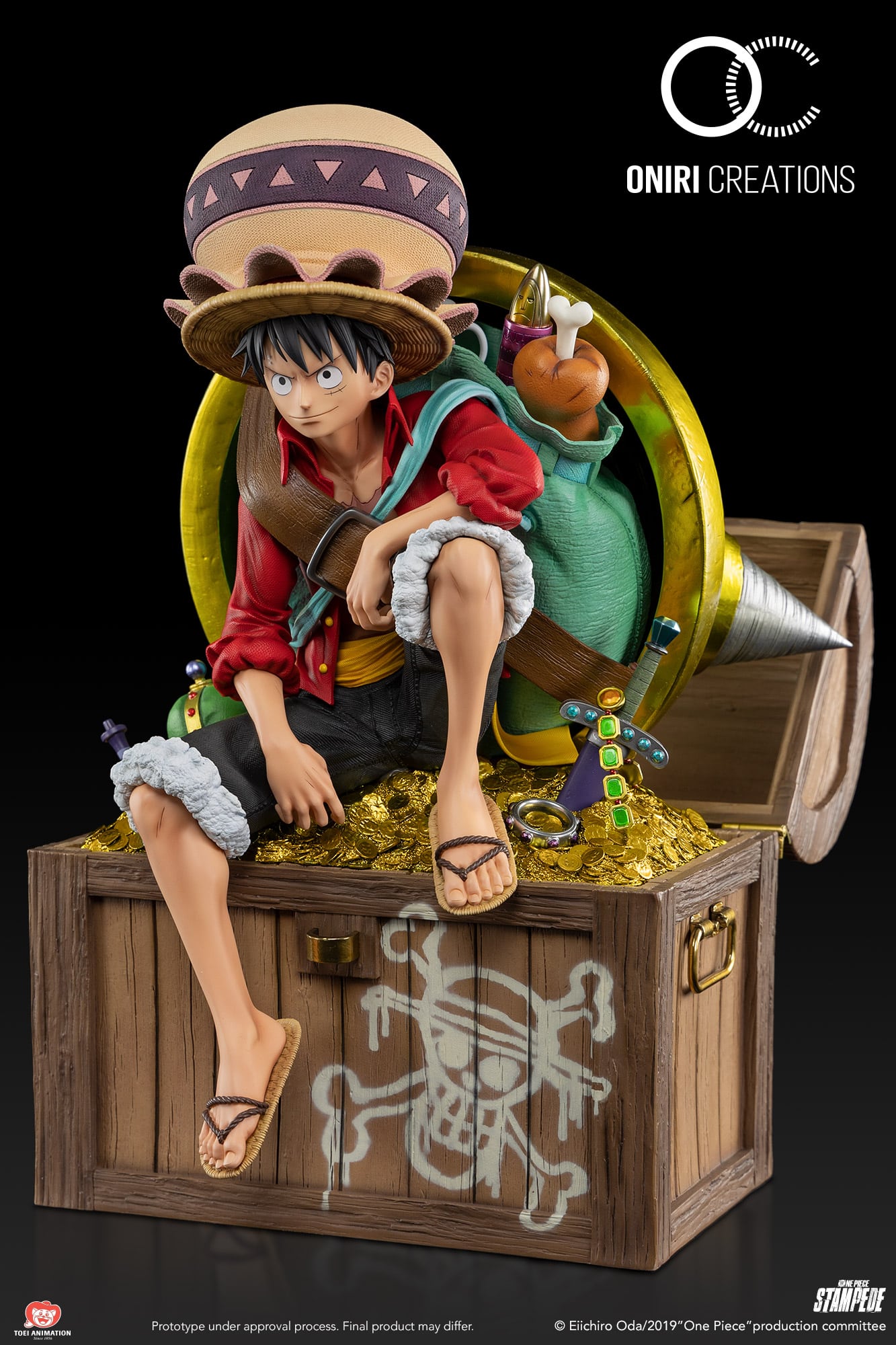 One Piece Stampede Straw Hat Luffy Statue