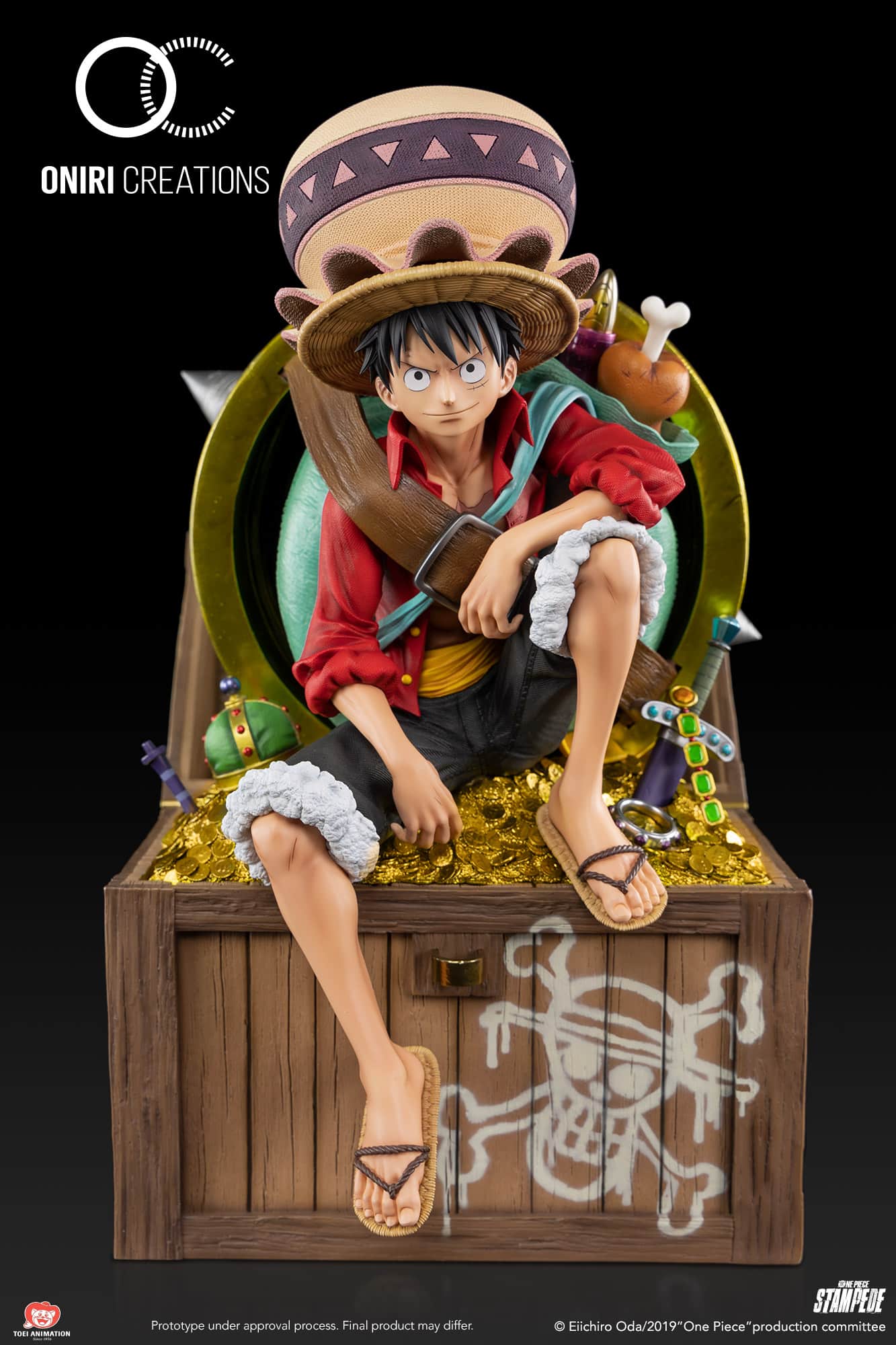 One Piece Stampede Straw Hat Luffy Statue