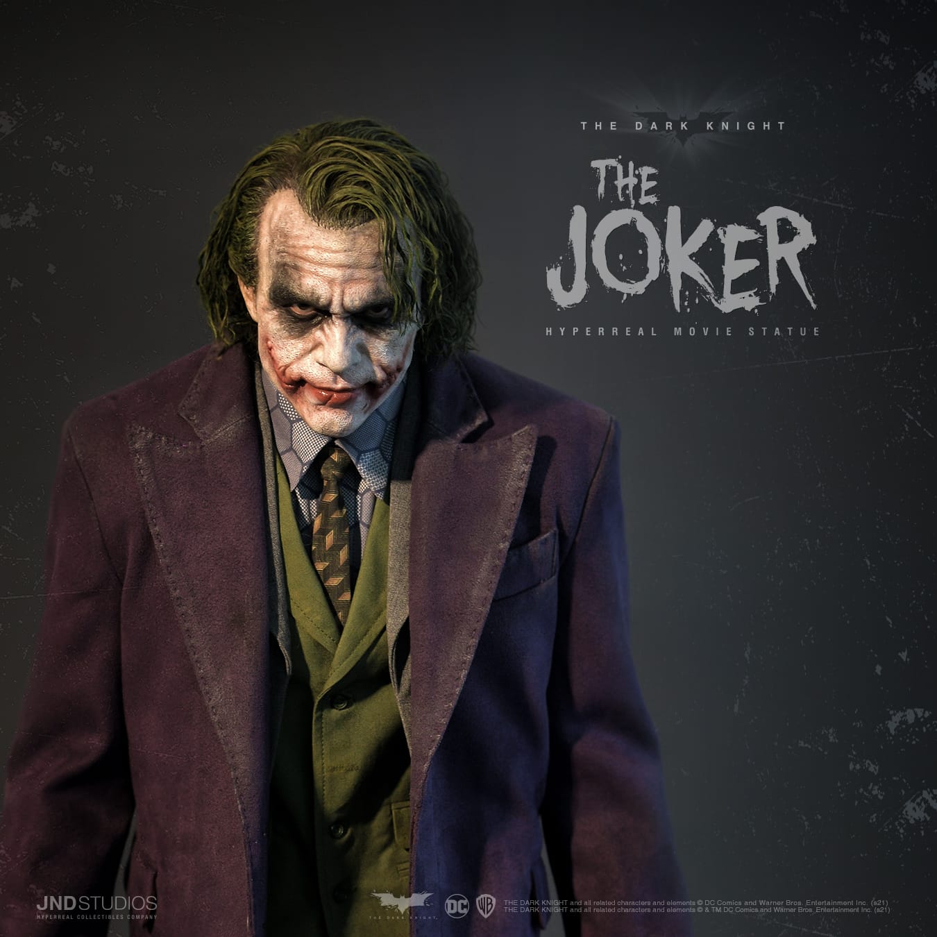 The Dark Knight JND Joker Hyperreal Movie Statue