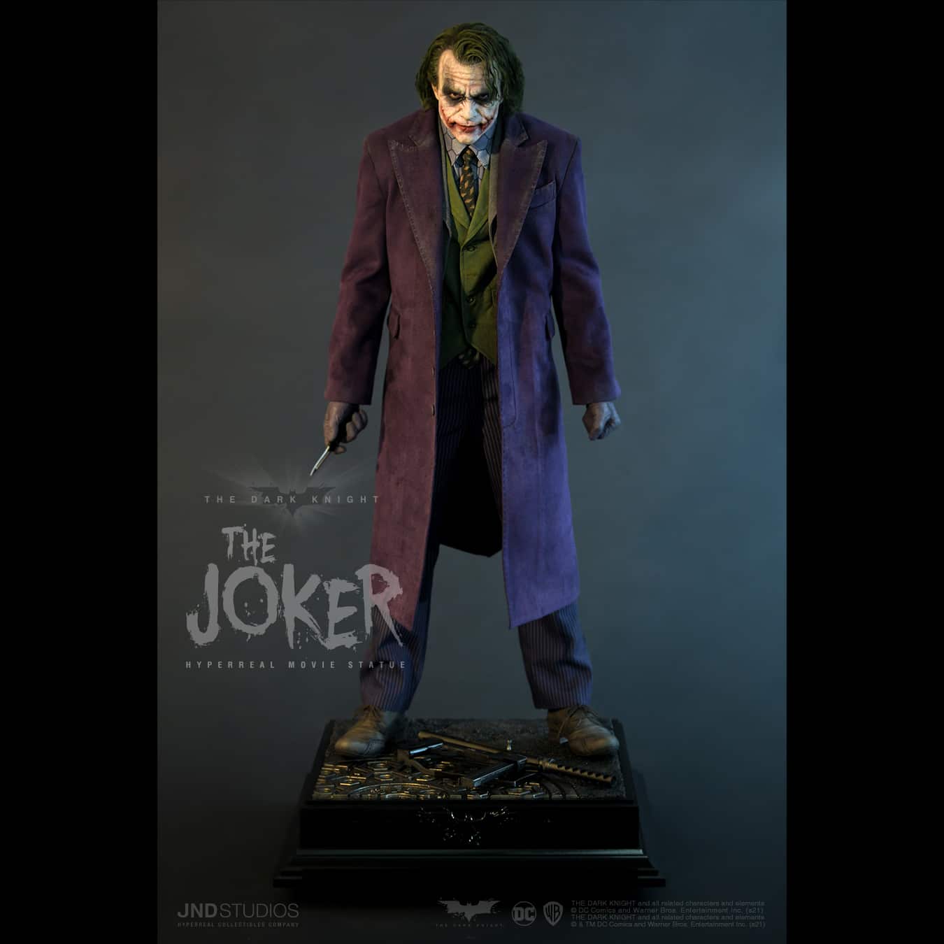 The Dark Knight JND Joker Hyperreal Movie Statue