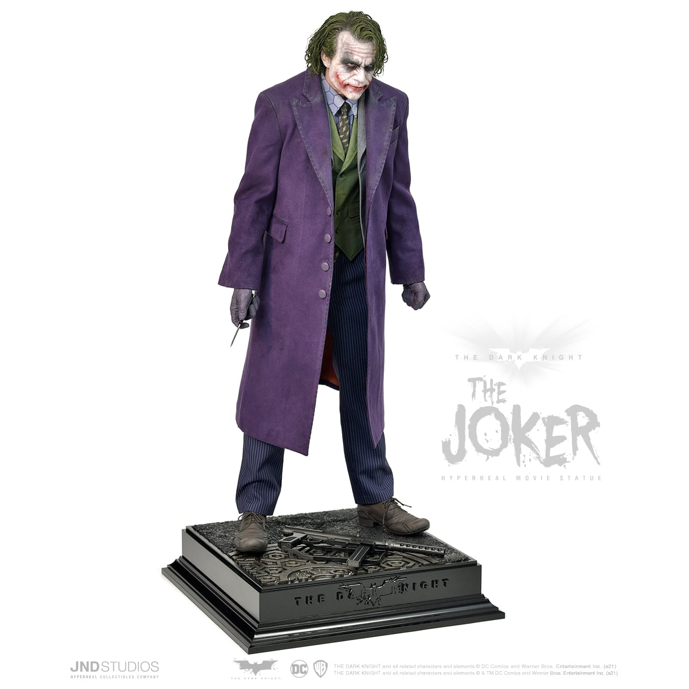 The Dark Knight JND Joker Hyperreal Movie Statue