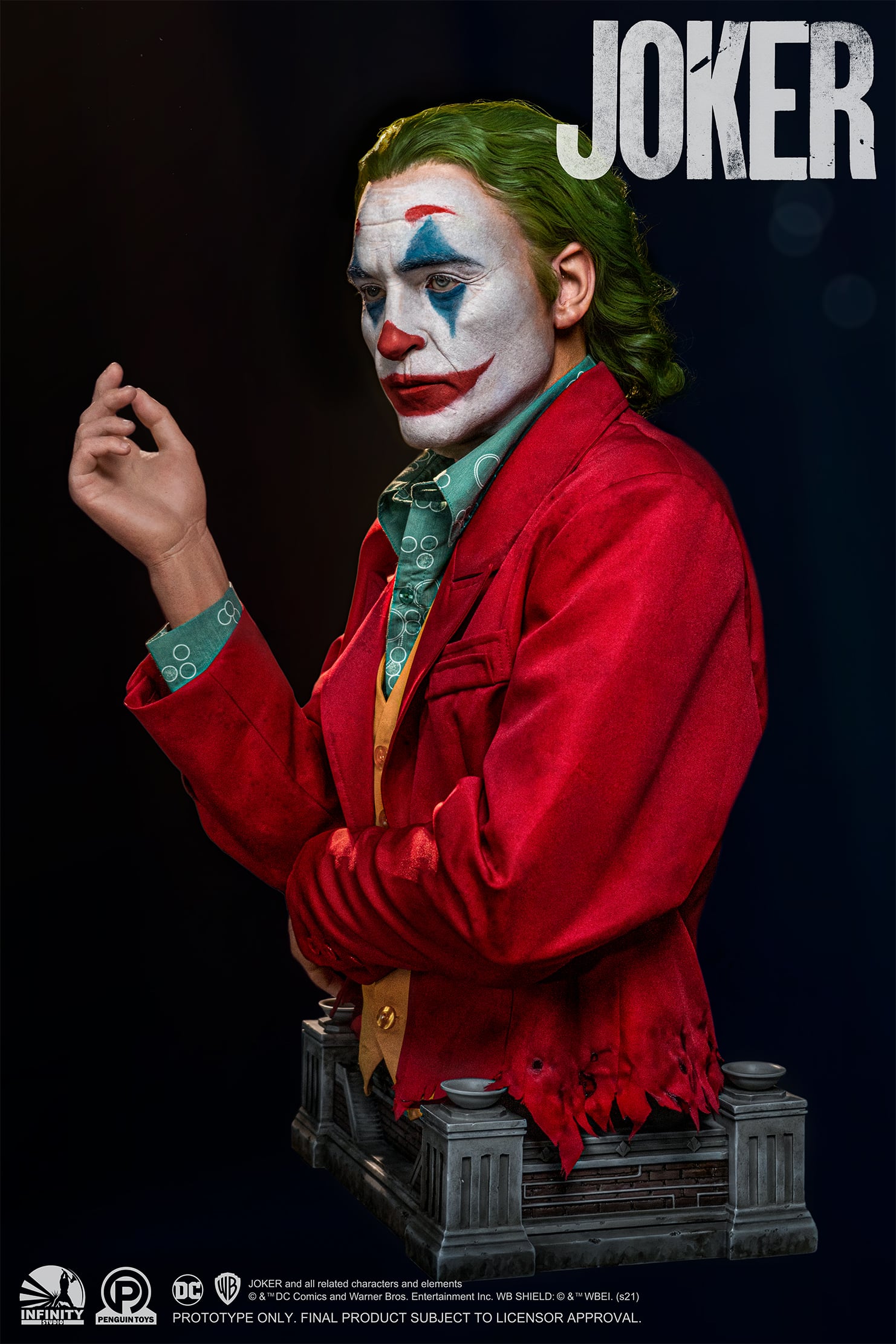 Arthur Fleck Joker Life-Size Bust - Bonus Edition