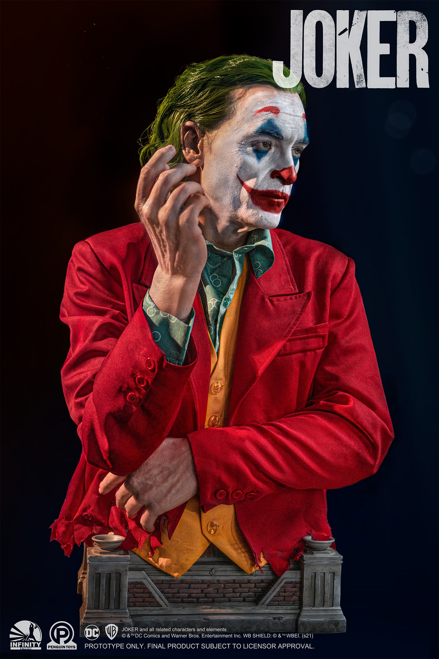 Arthur Fleck Joker Life-Size Bust - Bonus Edition