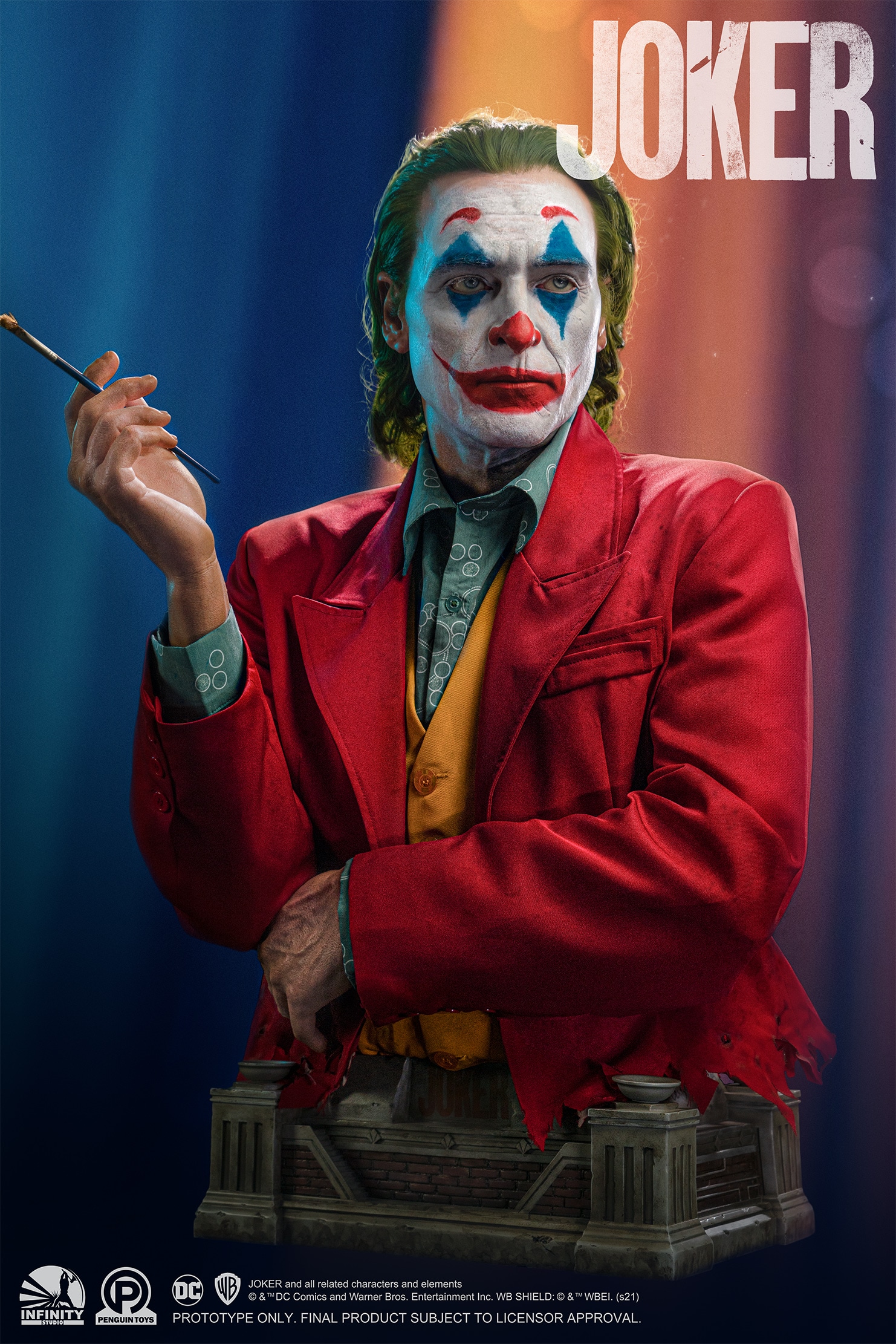 Arthur Fleck Joker Life-Size Bust - Bonus Edition