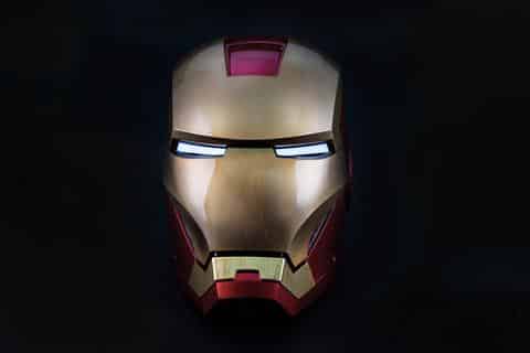 Iron Man Mark VII Helmet Voice Control Wearable Life-Size Prop