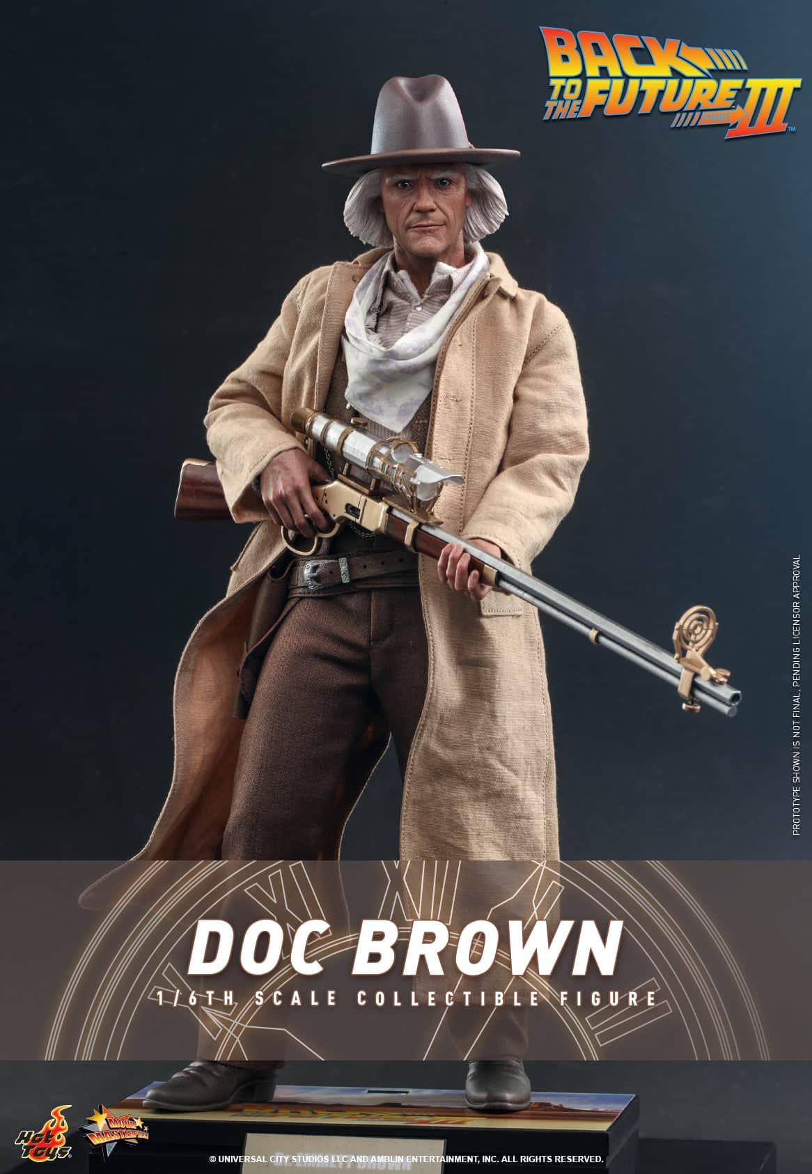 Hot Toys Back To The Future III Doc Emmett Brown Sixth Scale Figure