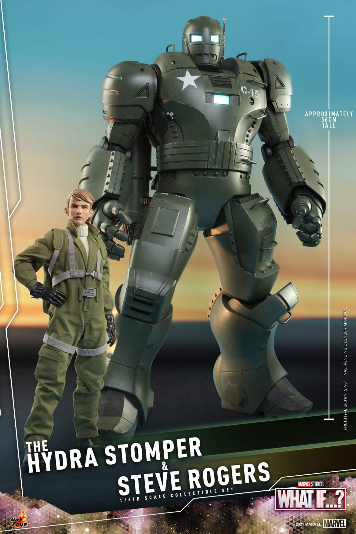 Marvel What If…? The Hydra Stomper and Steve Rogers Sixth Scale Figure Set