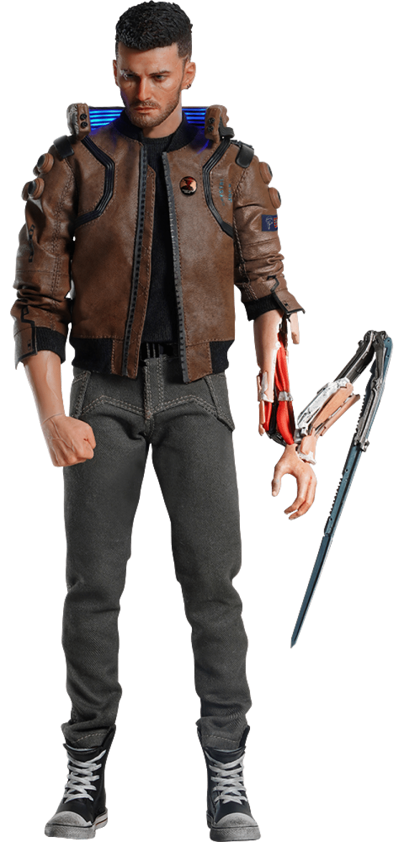 Cyberpunk 2077 V Male and Yaiba Kusanagi Sixth Scale Figure