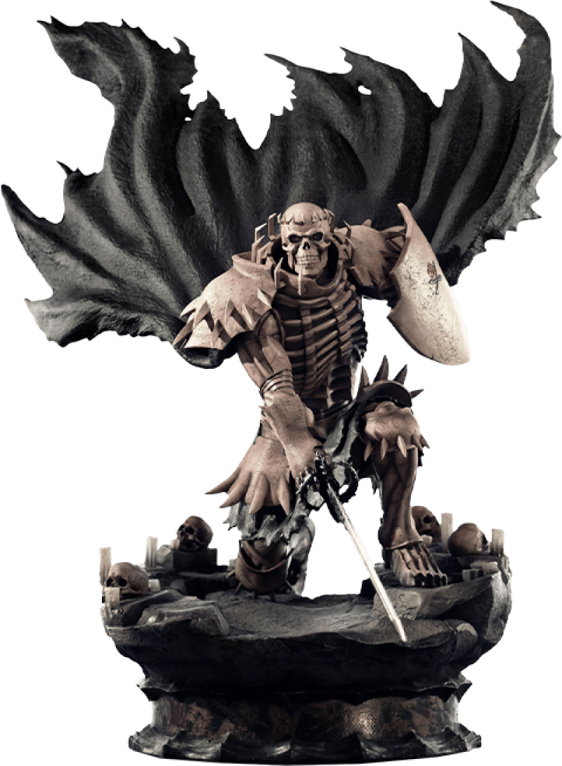 BERSERK Skull Knight Statue White Bone Variant