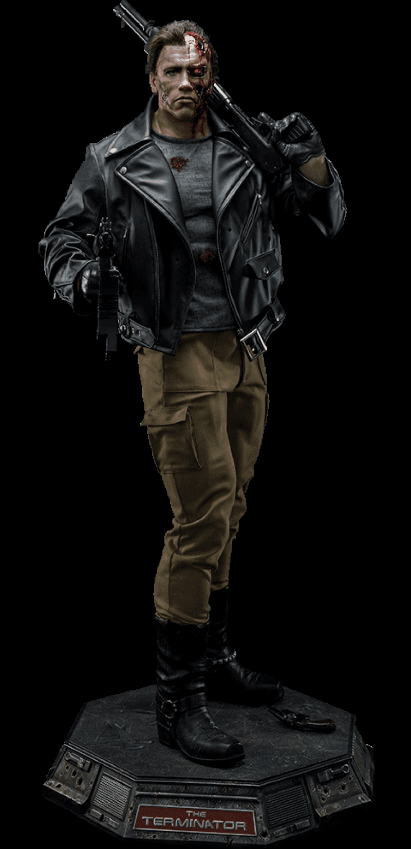 Prime 1 Studio T-800 Terminator Statue 1/2 Scale Black Label Silicone Edition