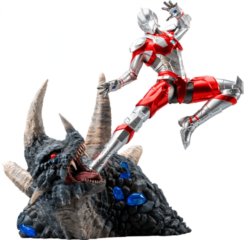 Ultraman Vs Black King Statue