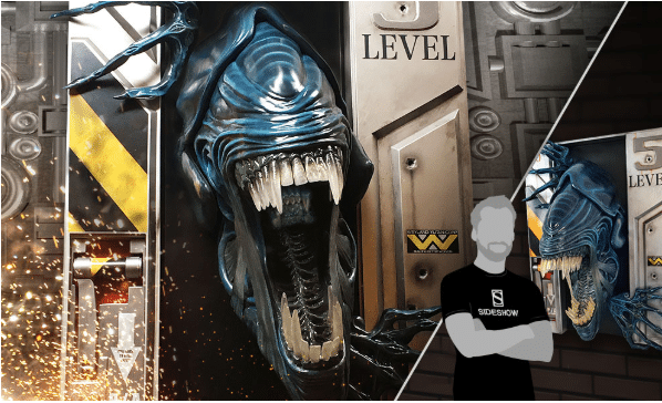 Alien Queen Life-Size Wall Art
