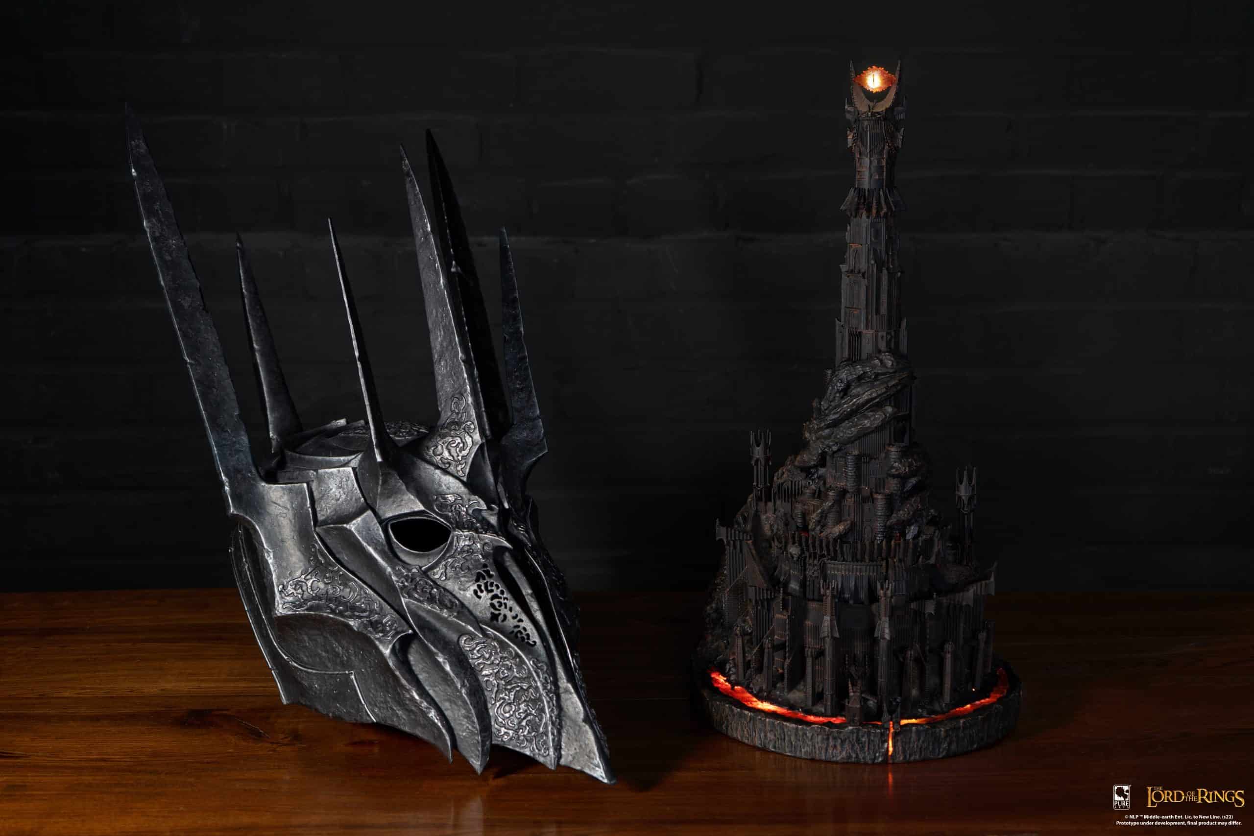 Lord Of The Rings Sauron Life-Size Mask Art Statue