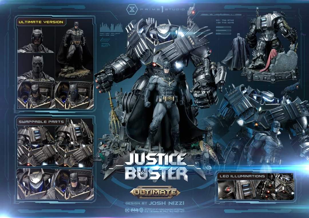 Prime 1 Studio Justice Buster Statue Concept by Josh Nizzi Limited Edition