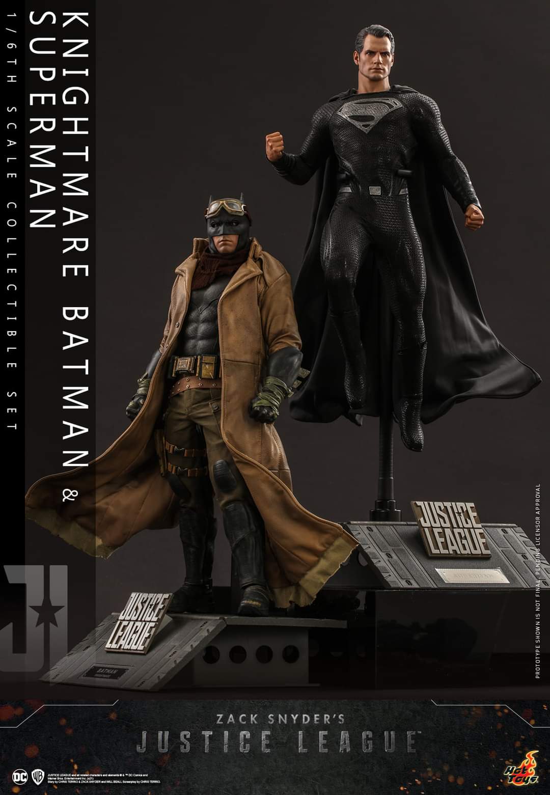 Snyder Cut Justice League Knightmare Batman and Superman Sixth Scale Figure Set
