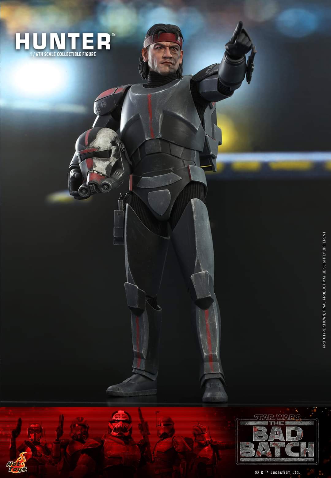 The Bad Batch Hunter Sixth Scale Figure