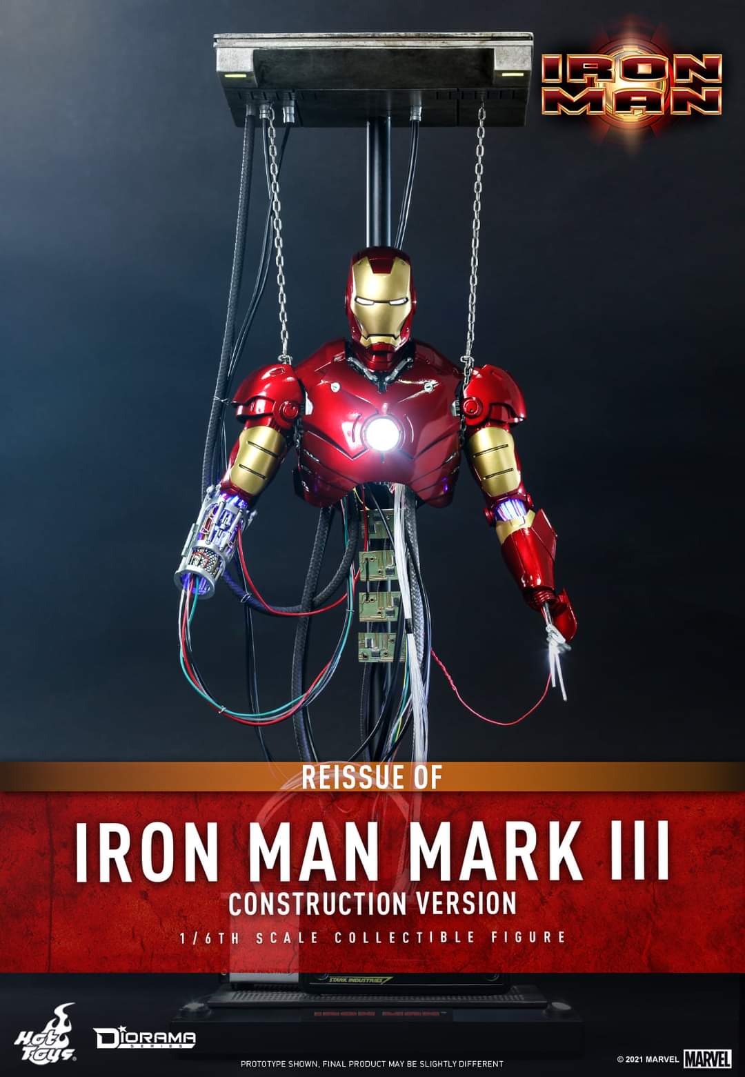 Iron Man Mark III Sixth Scale Figure Construction Version