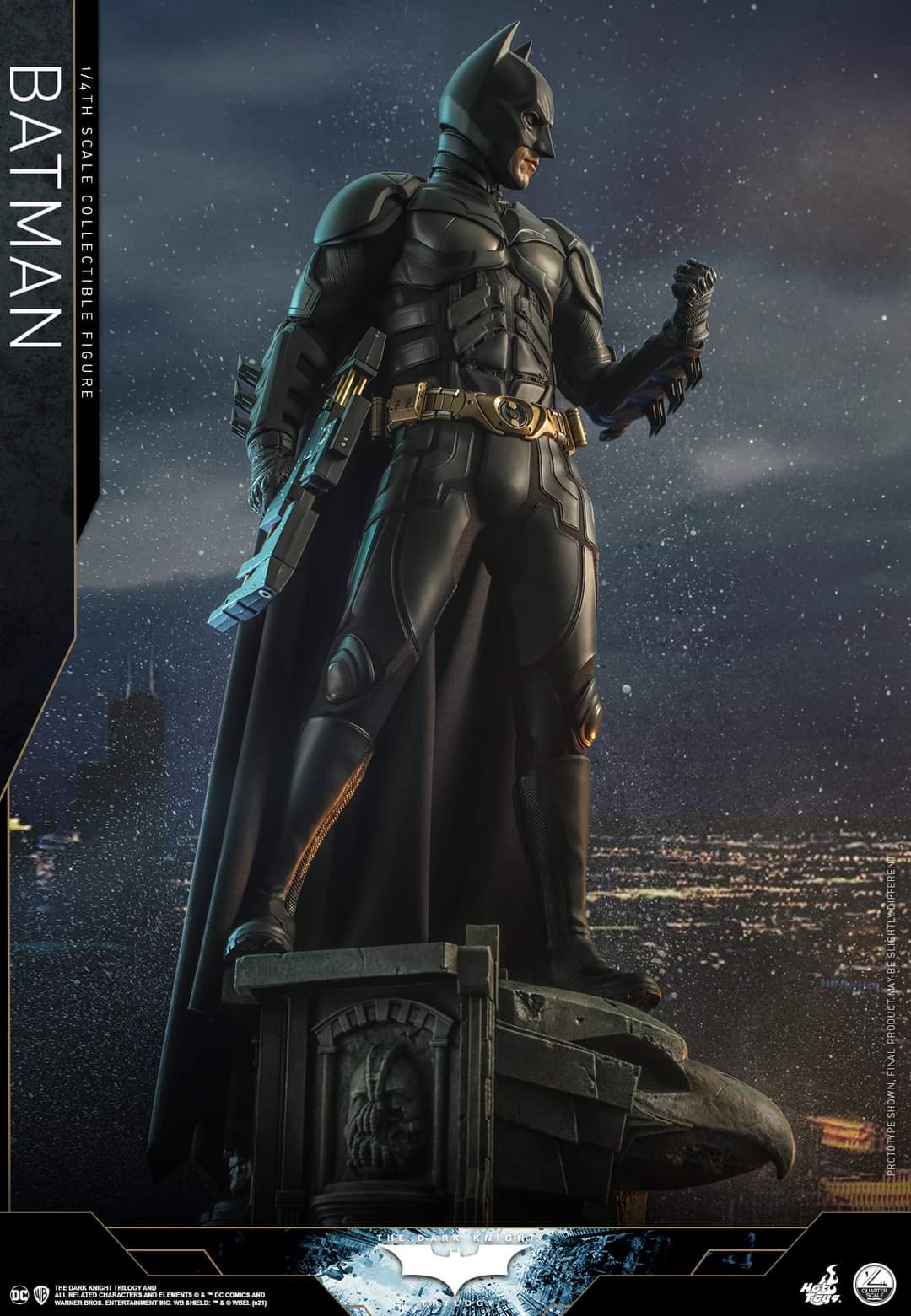The Dark Knight Trilogy Batman Quarter Scale Figure QS019