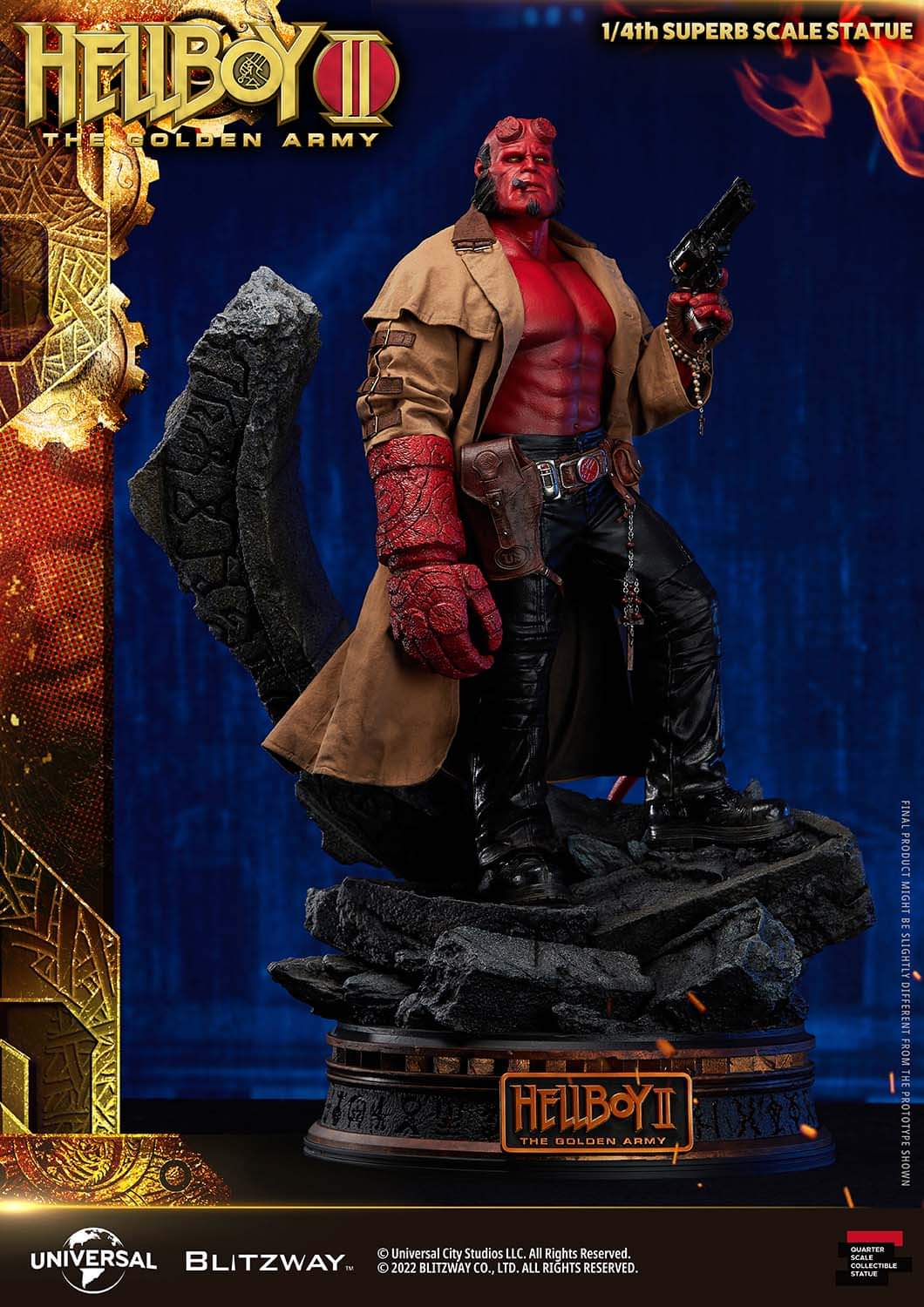 Hellboy Statue The Golden Army 1/4 Superb Scale