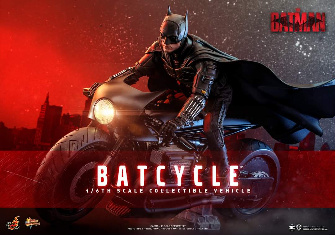 The Batman Batcycle Sixth Scale Vehicle Collectible