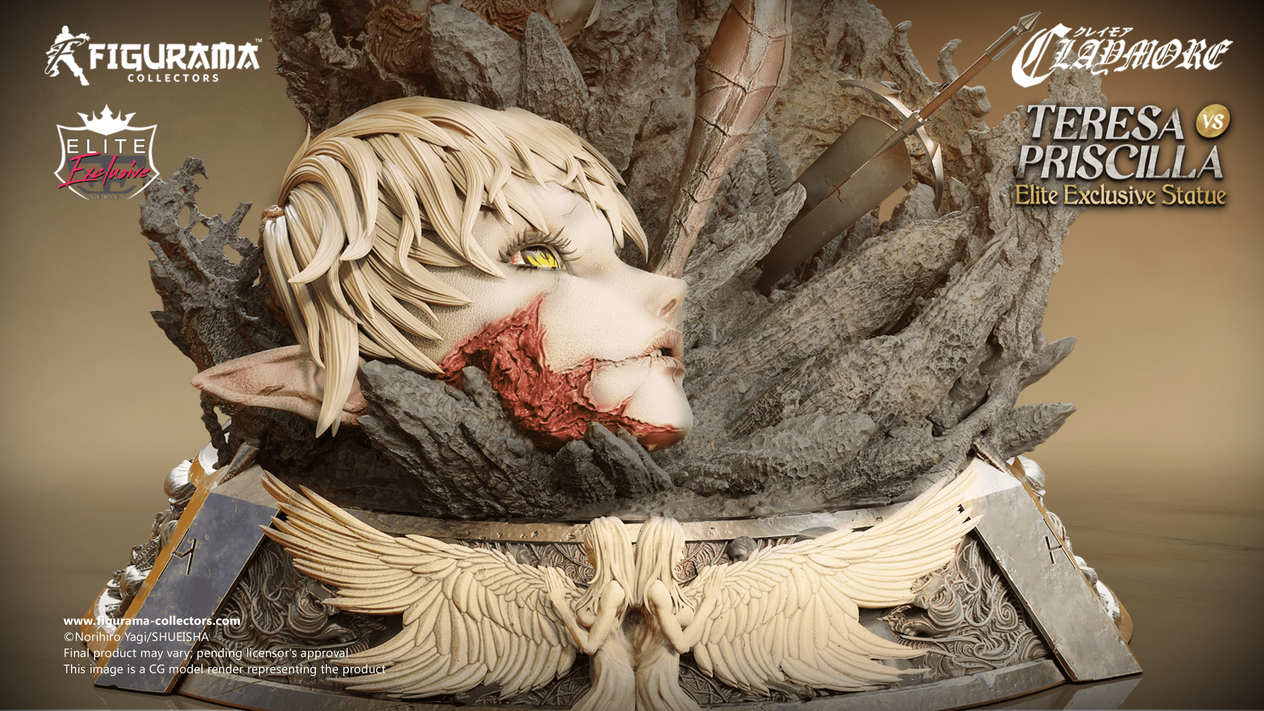 figurama claymore statue