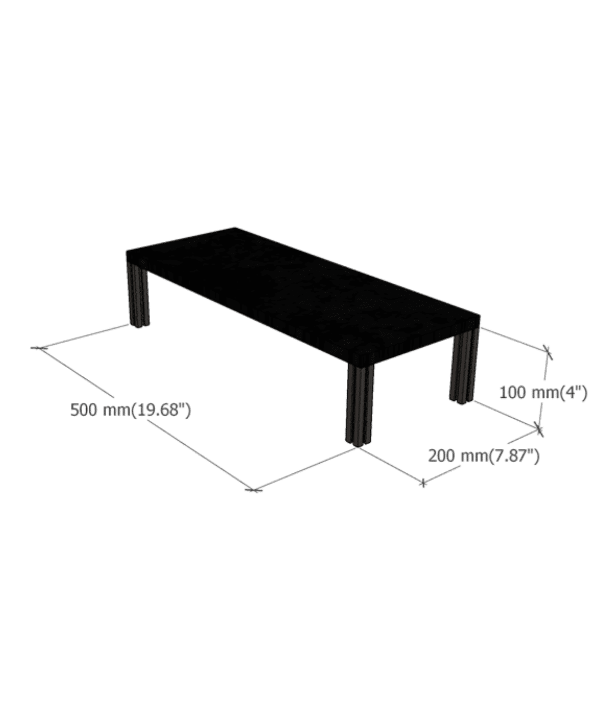 Figurine stand with dimensions figurine stand with dimensions