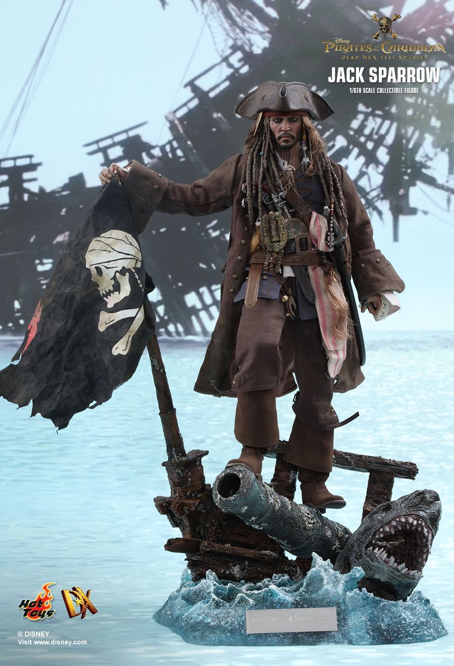 Pirates of the Caribbean Jack Sparrow Sixth Scale Figure DX15