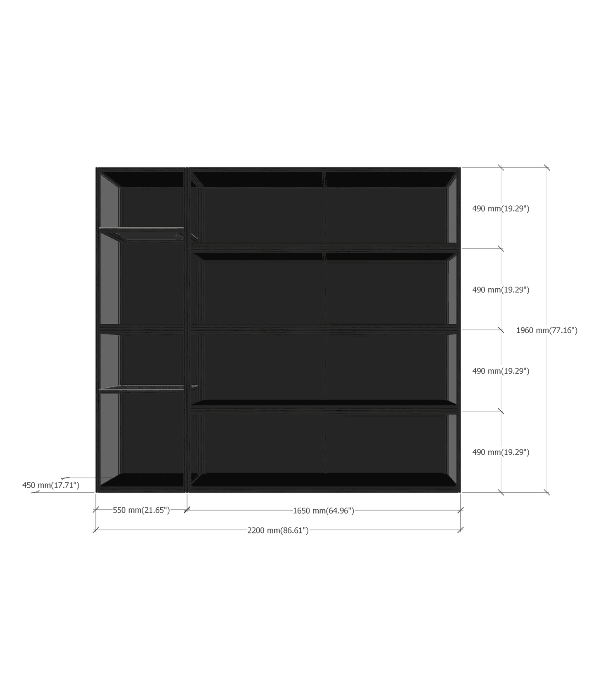 sx with dimensions