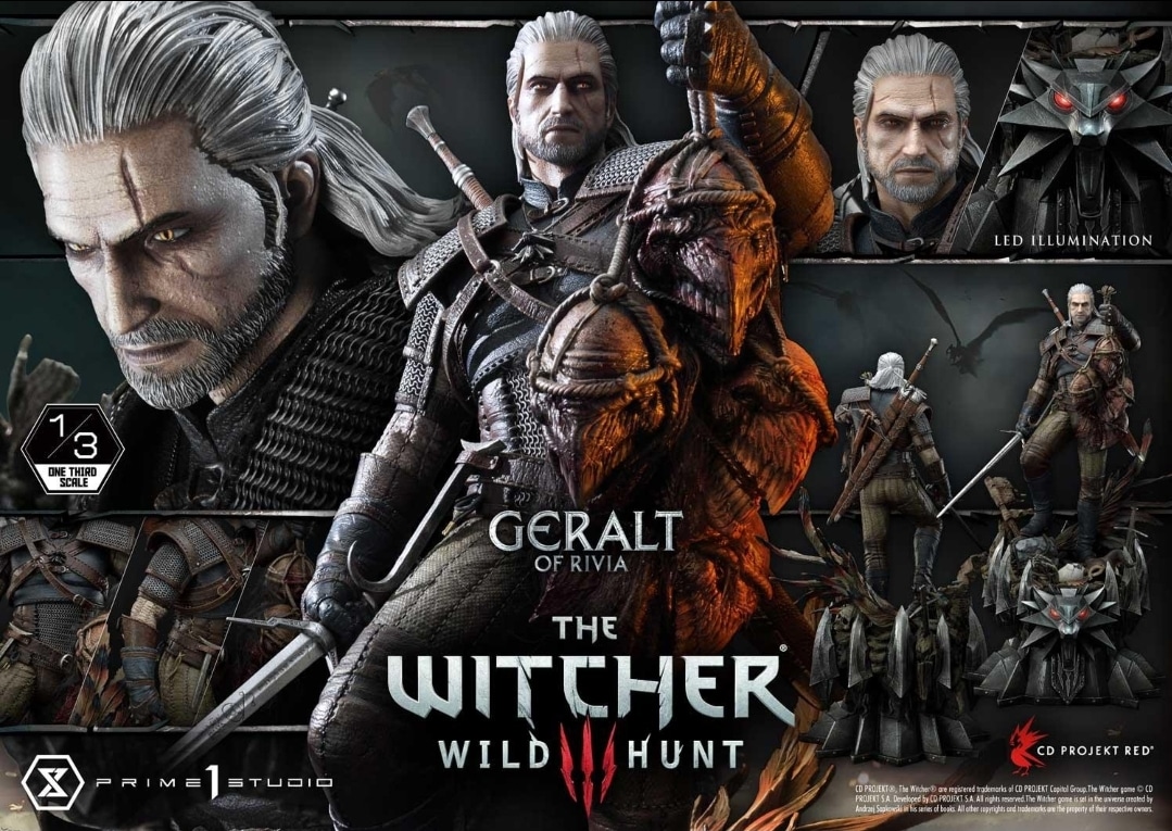 Prime 1 Studio The Witcher 3 Geralt of Rivia Statue