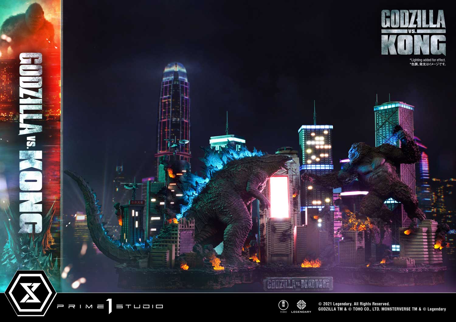 Prime 1 Studio Godzilla vs Kong Final Battle Statue Diorama