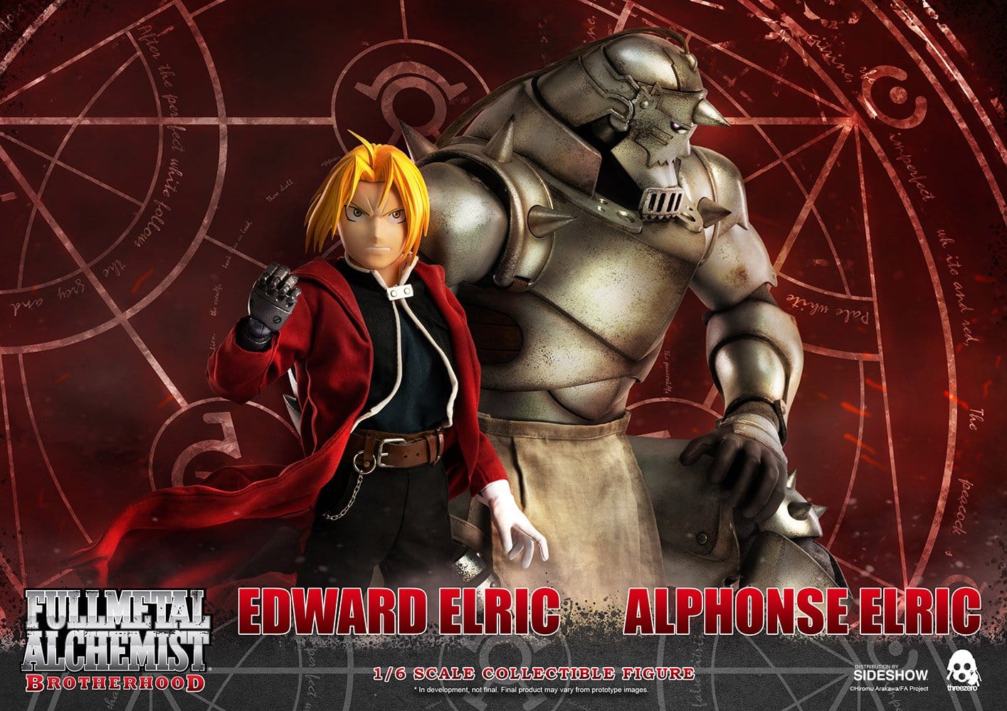 ThreeZero Alphonse Elric and Edward Elric Sixth Scale Figure Set
