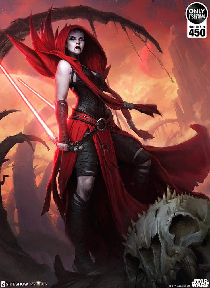 Star Wars Asajj Ventress Ascension Art Print