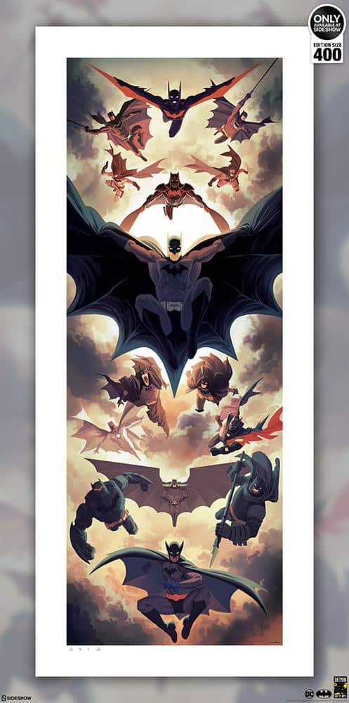 Batman Legacy Exclusive 80th Anniversary Fine Art Print (Unframed)