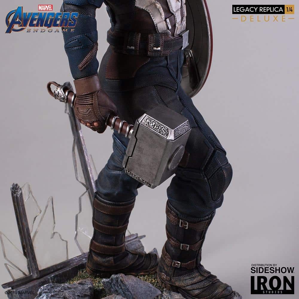 captain america deluxe marvel gallery cddf cb bf