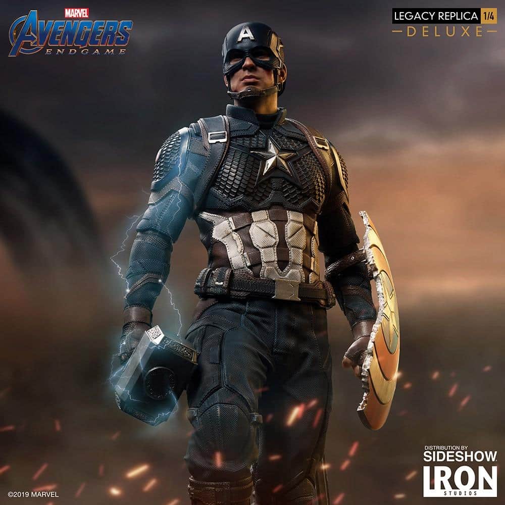captain america deluxe marvel gallery cddf a f