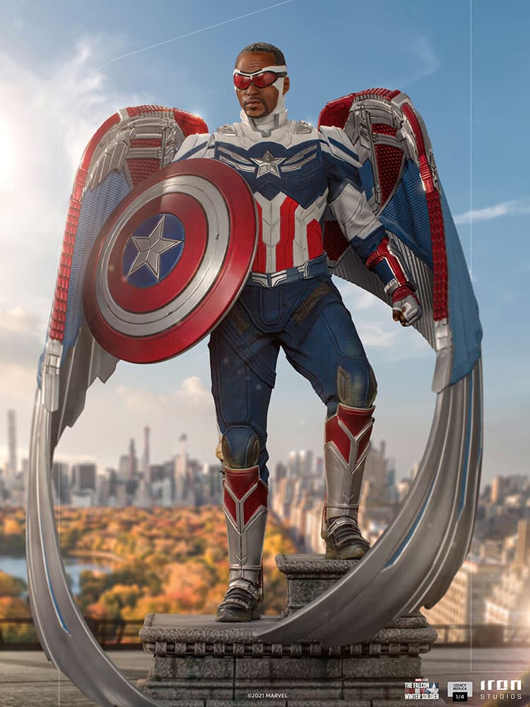 captain america sam wilson complete version marvel gallery dc f