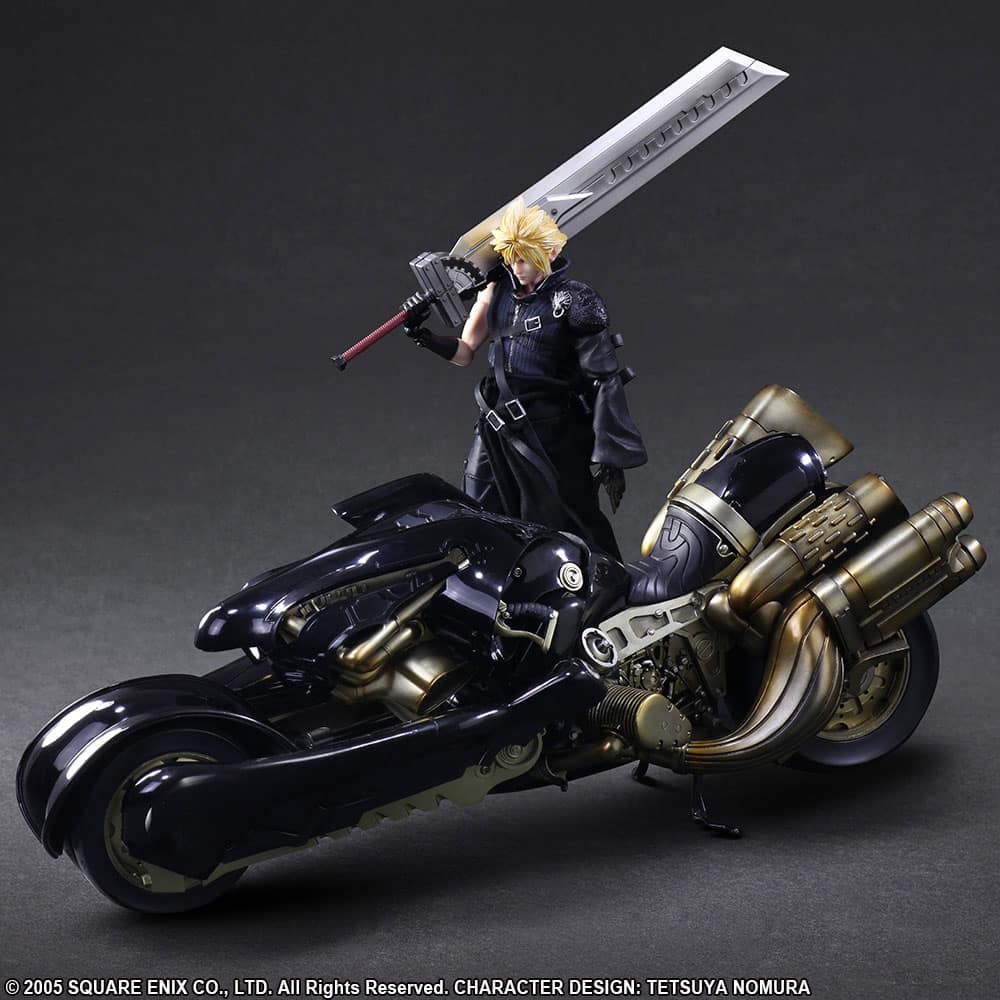 cloud strife fenrir final fantasy gallery da c c d