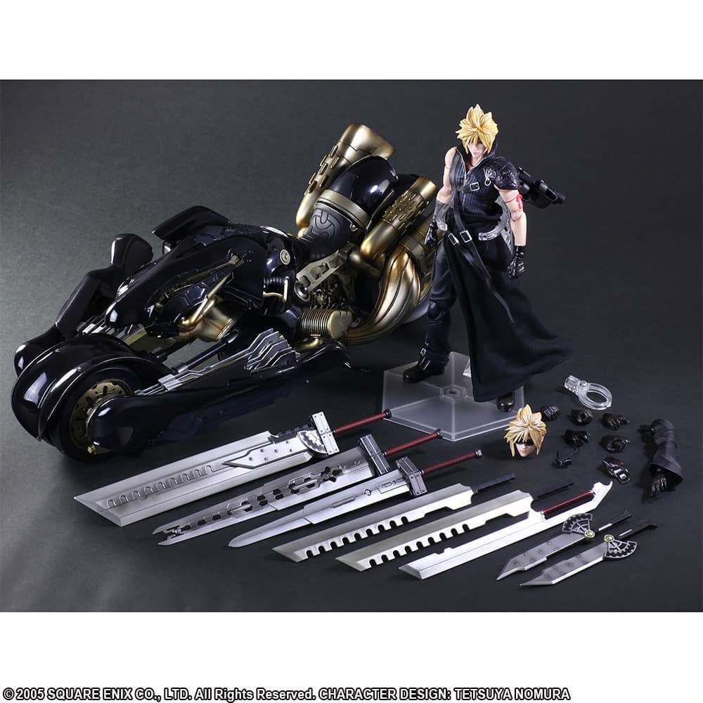 cloud strife fenrir final fantasy gallery da dba c