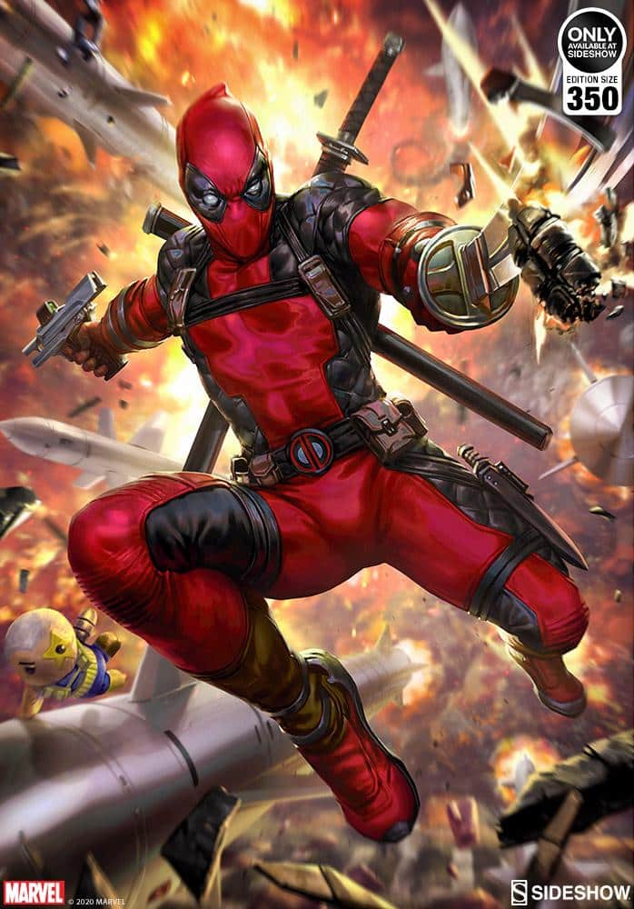 Deadpool Heat-Seeker Art Print