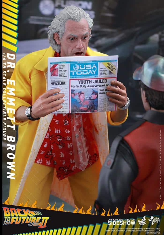 dr emmett brown back to the future gallery c db d e