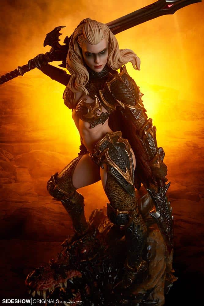 dragon slayer warrior forged in flame sideshow originals gallery f b