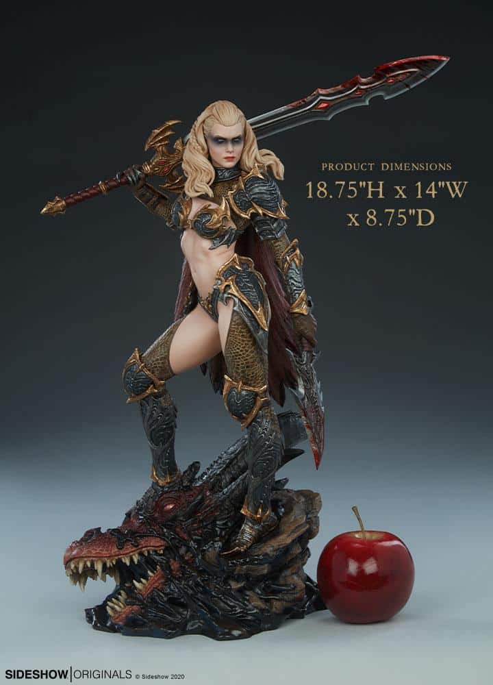 dragon slayer warrior forged in flame sideshow originals gallery f c a