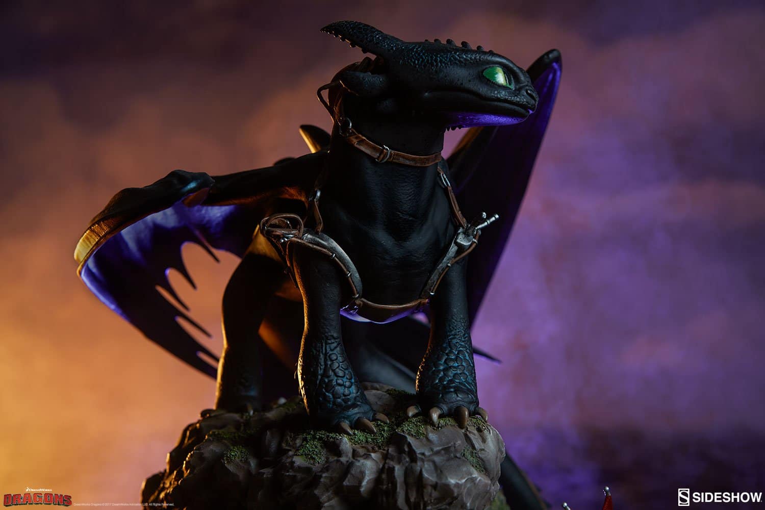 dreamworks how to train your dragon dragons toothless statue sideshow