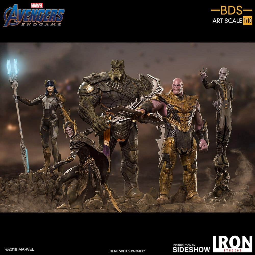ebony maw black order marvel gallery dfac d f