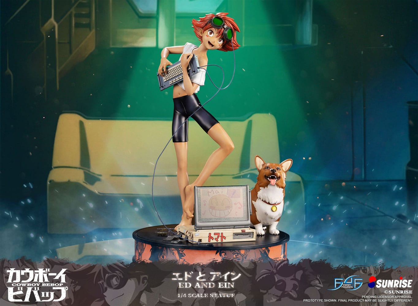 First 4 Figures Cowboy Bebop Ed and Ein Statue