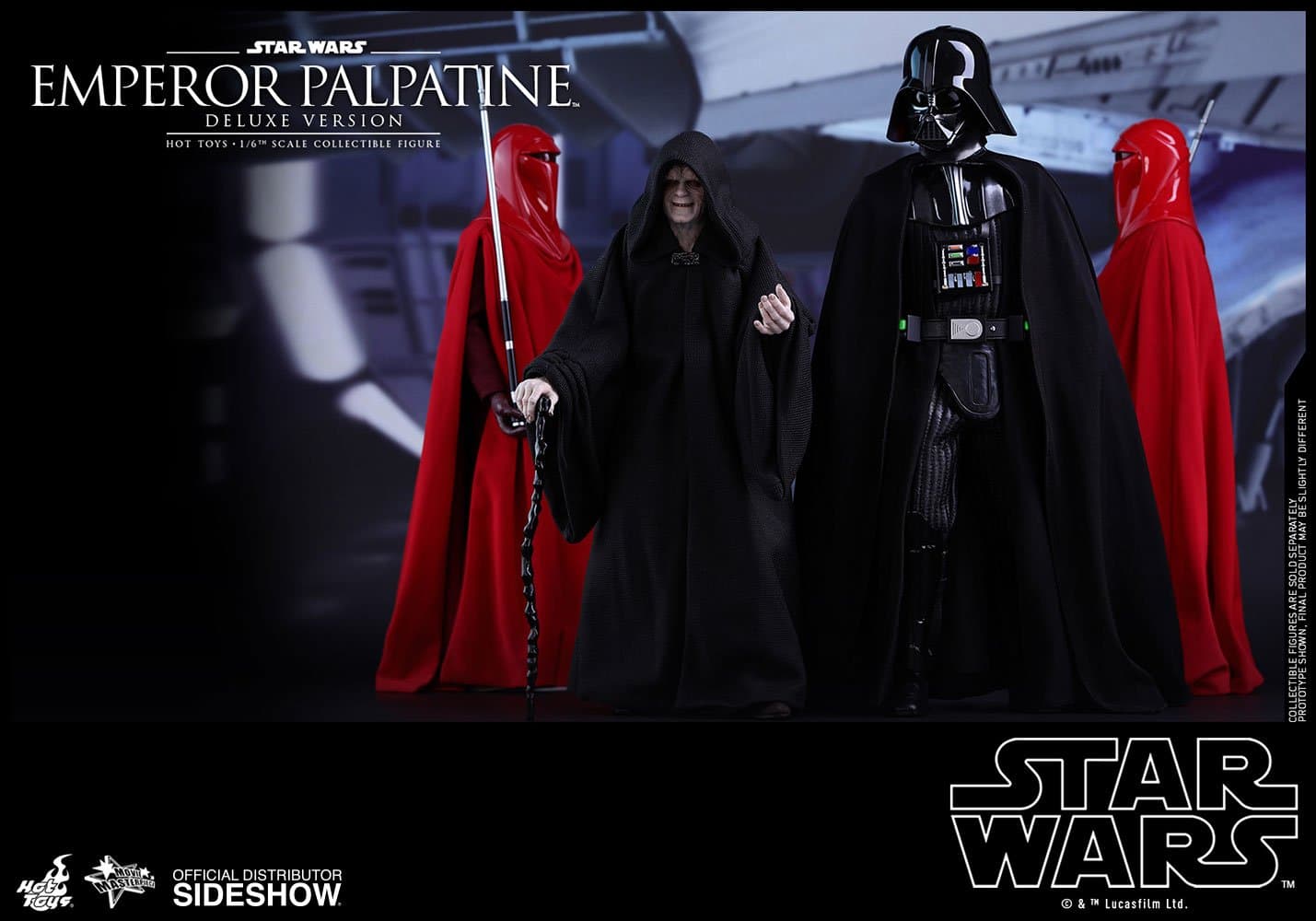 emperor palpatine deluxe version star wars gallery c d c f d