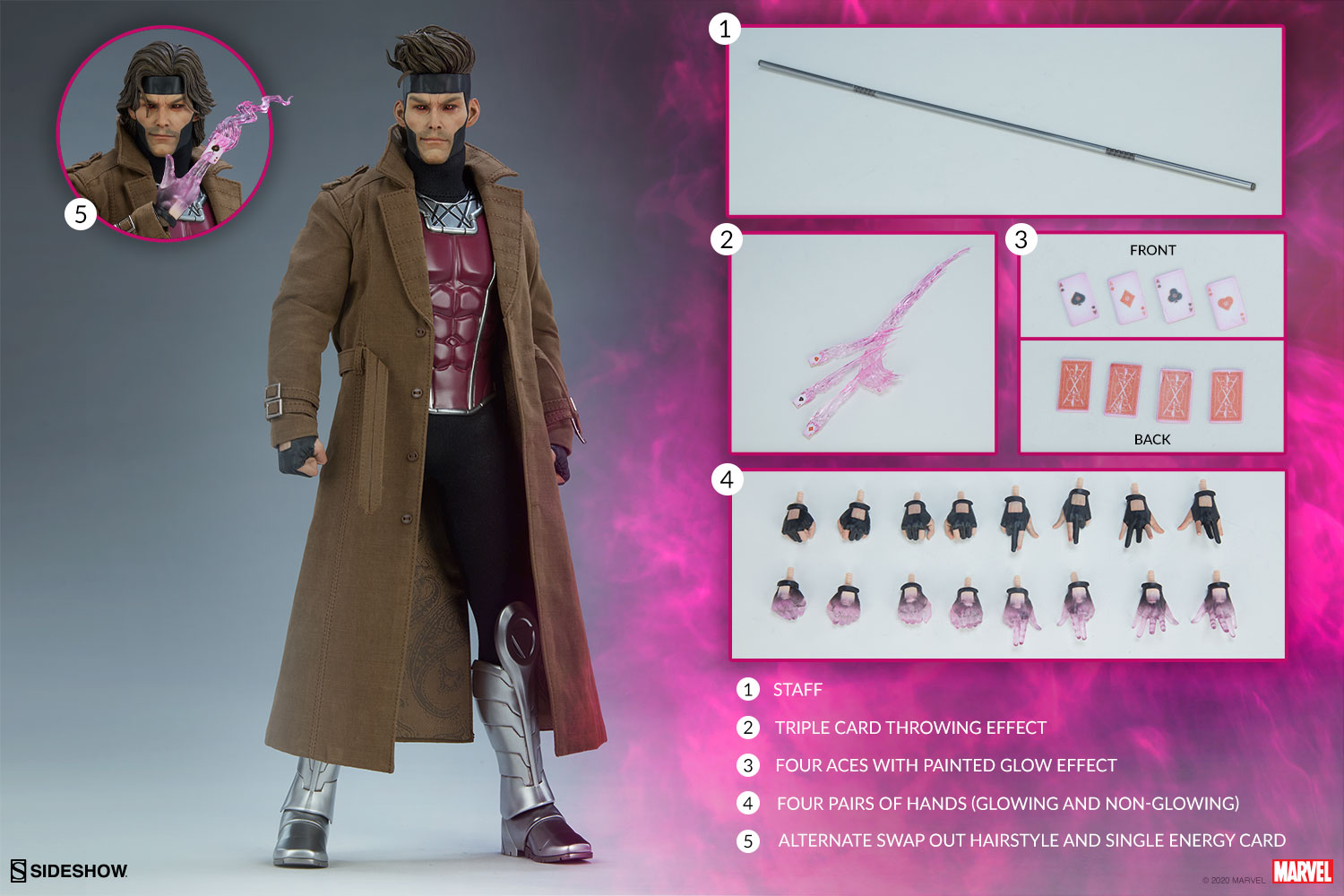 gambit deluxe marvel gallery fd bece