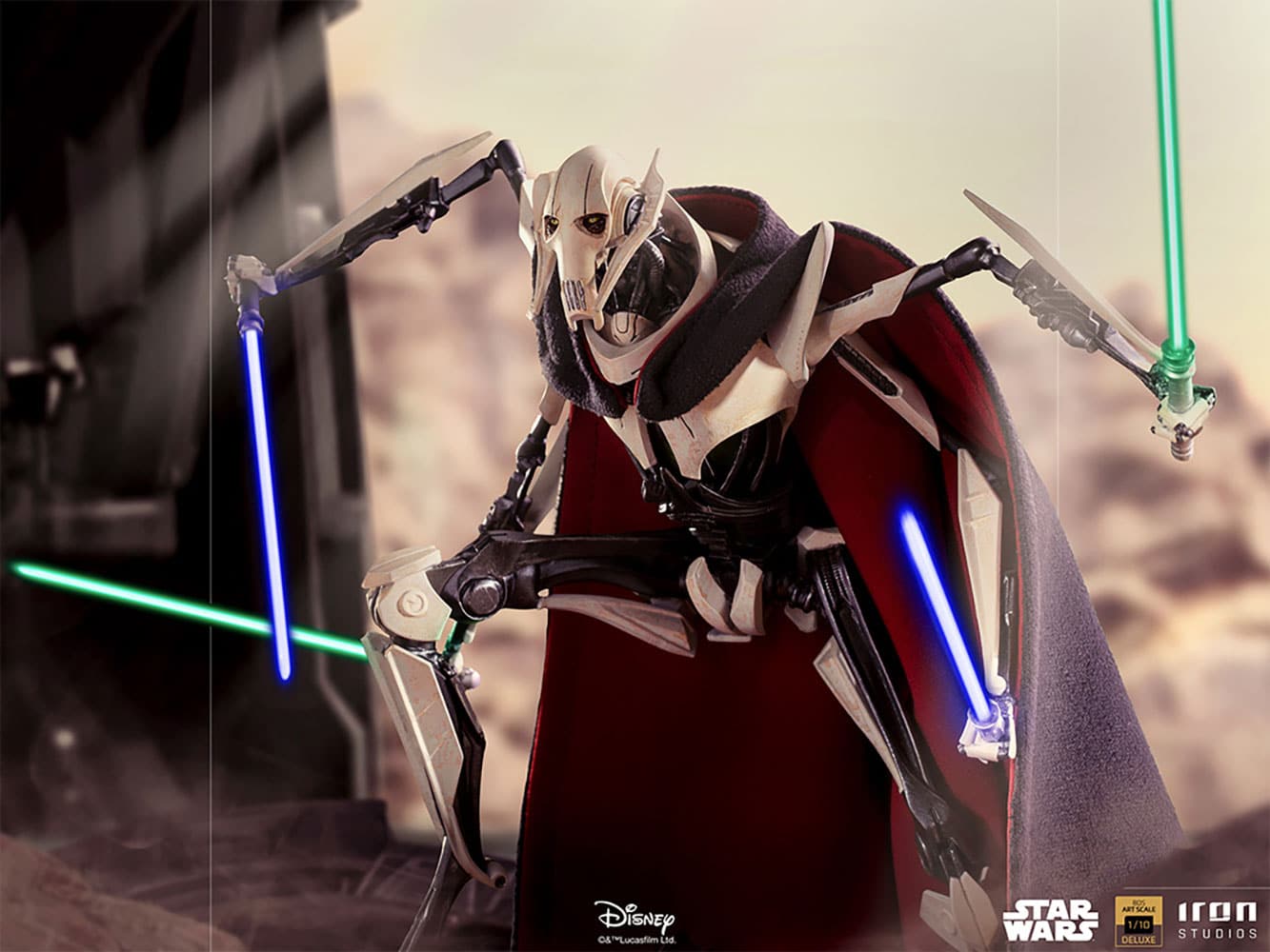 general grievous deluxe star wars gallery e a