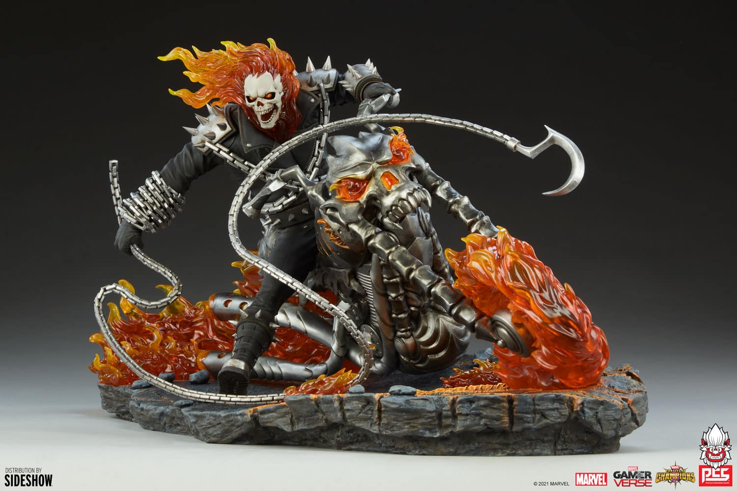 ghost rider sixth scale diorama pcs marvel gallery bb ad